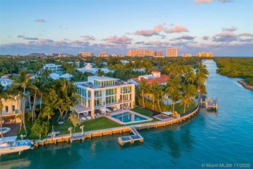 Lionel Messi decidió alquilar una espectacular casa que se ubica en el área de Key Biscayne en Miami.