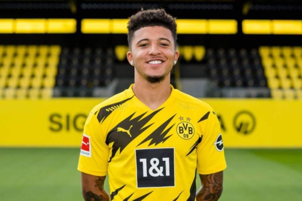 Jadon Sancho (20 años) - Delantero inglés del Borussia Dortmund.