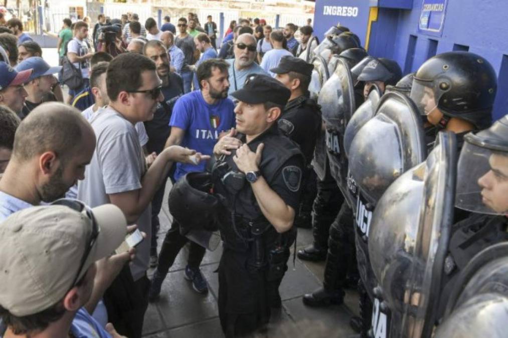 <br/>Consta de tres anillos de seguridad. El primero estará a ocho cuadras del estadio y tendrá presencia de Prefectura.<br/>