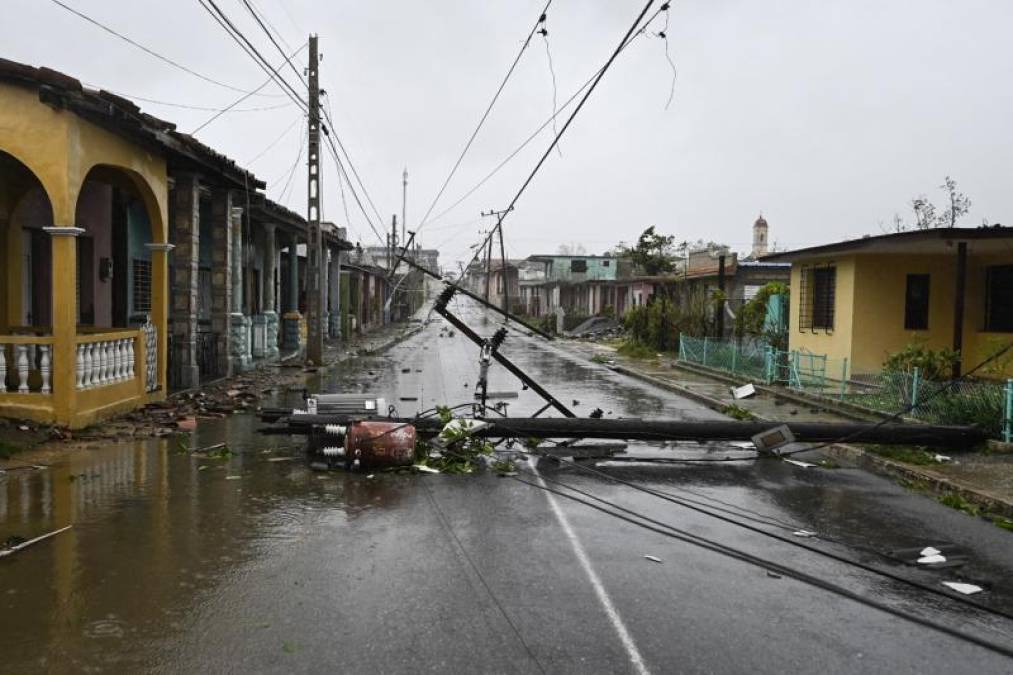 Las primeras imágenes de las secuelas del huracán Ian en Cuba