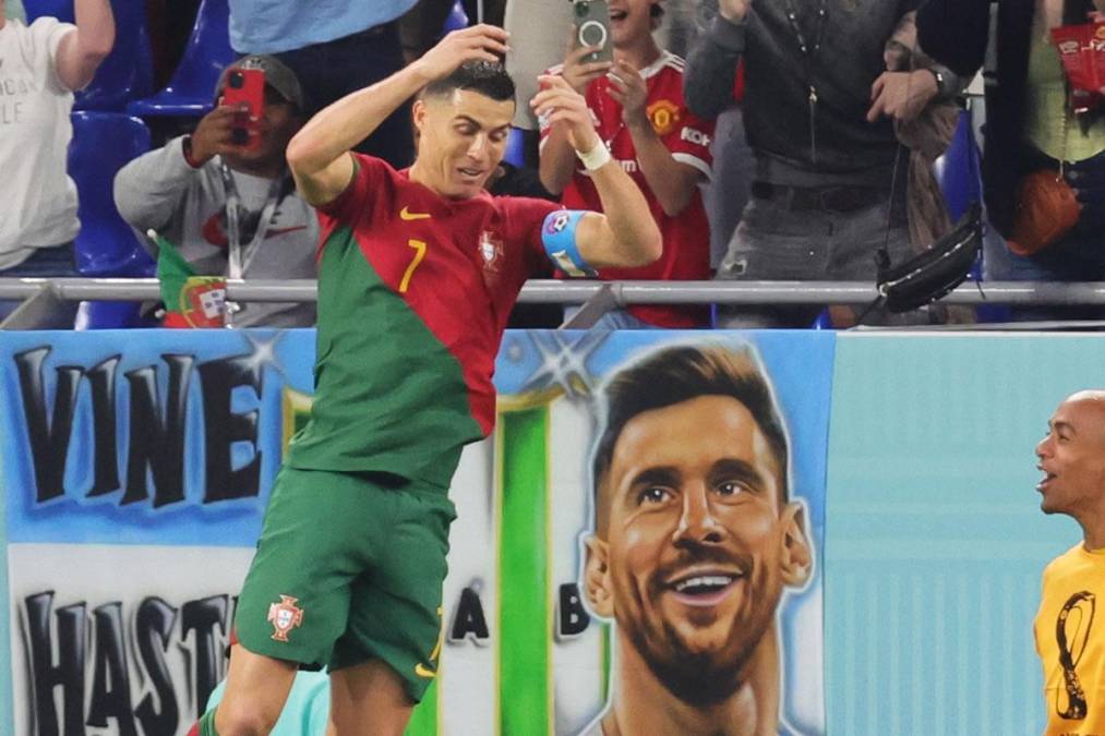 Emoción de Cristiano Ronaldo y su festejo en ‘cara‘ de Messi