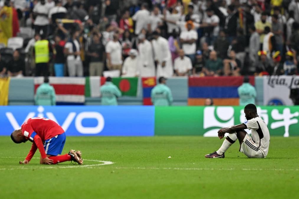 Ambas selecciones quedaron eliminadas del Mundial. Alemania con 4 unidades y Costa Rica con 3.