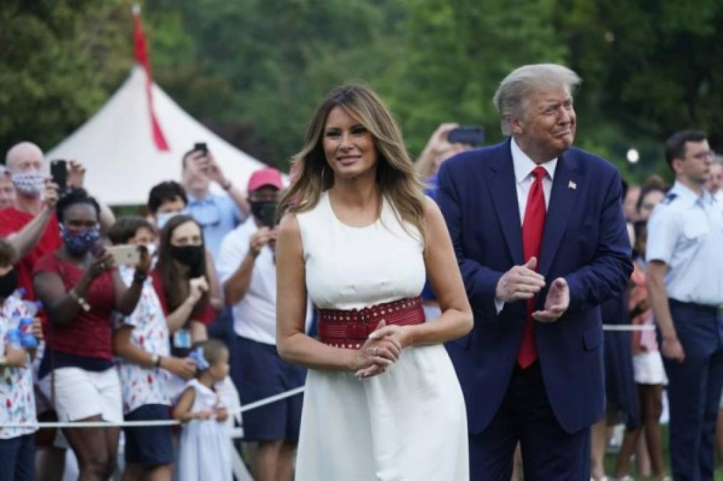 Saludo a EEUU: Así fue la fastuosa celebración de Trump por el 4 de Julio