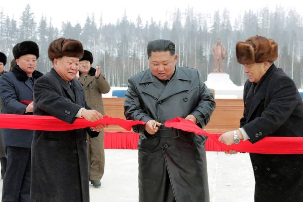 Kim Jong Un se implicó enormemente en esta obra, que visitó varias veces.