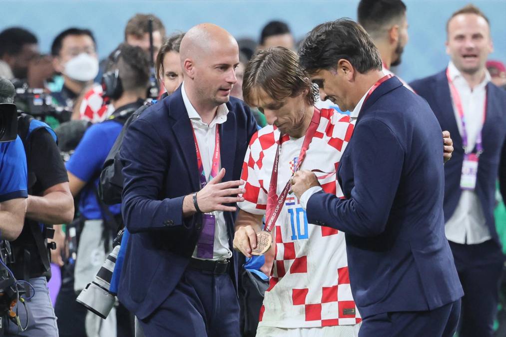 Croacia repite presencia en el podio final de una Copa del Mundo.
