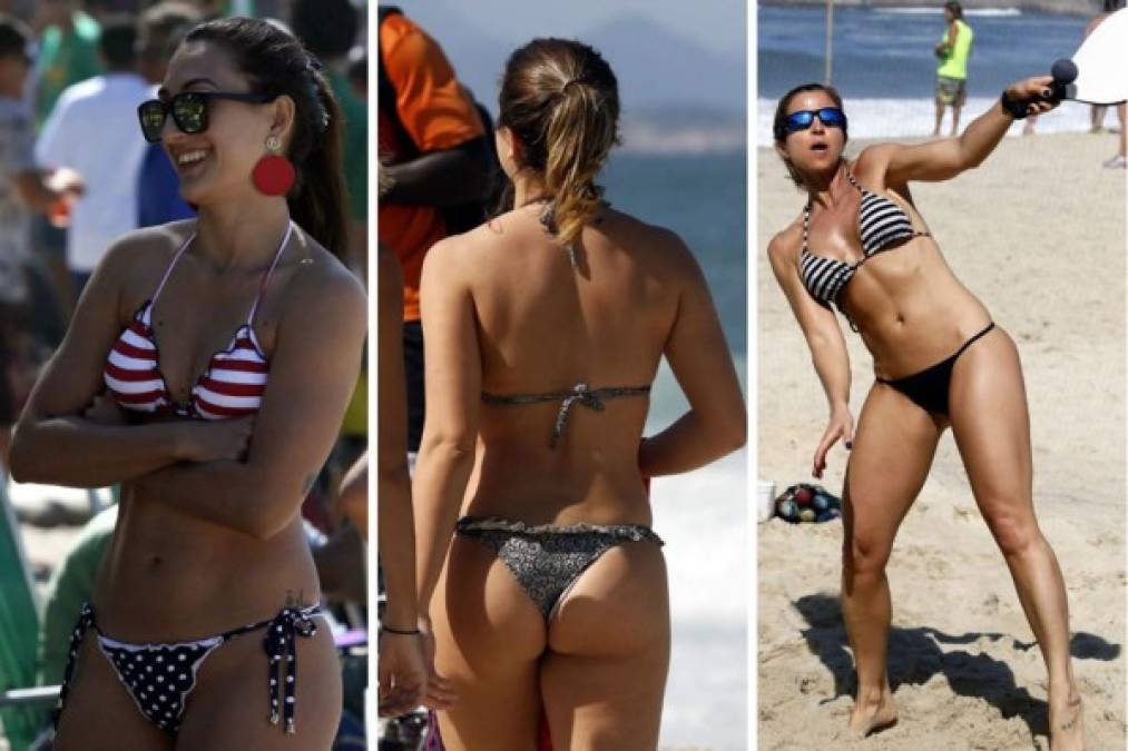 Las hermosas brasileñas salieron a las playas de Río de Janeiro para disfrutar antes de los Juegos Olímpicos 2016. No te pierdas esta galería. Fotos Juan Salgado/Enviado Especial