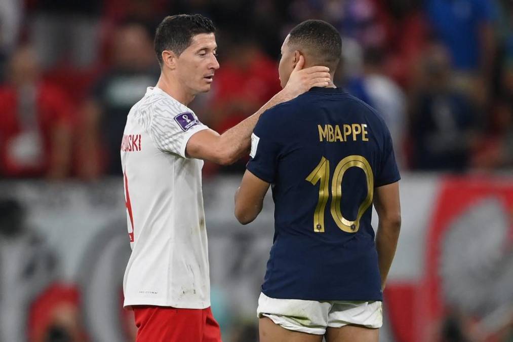 ¿Qué pasó entre Mbappé y Lewandowski tras el Francia -Polonia?