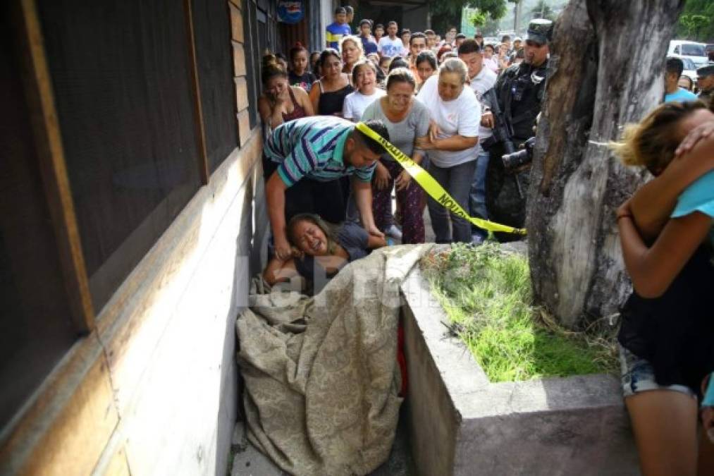 El accidente se produjo alrededor de las 3:30 de la tarde en el boulevar Fuerzas Armadas de Tegucigalpa a la altura de la colonia El Progreso.