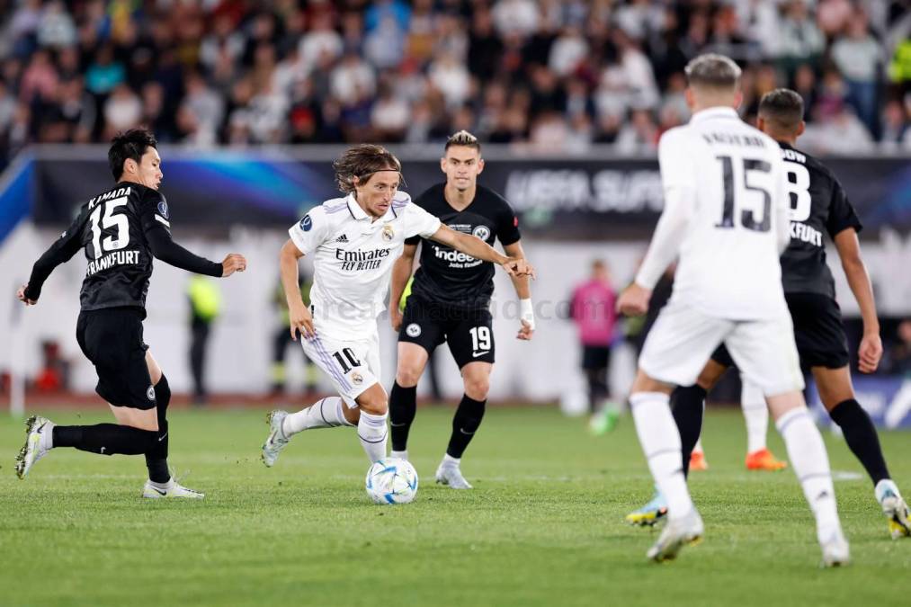 Luka Modric estuvo impecable en el medio campo del Real Madrid.