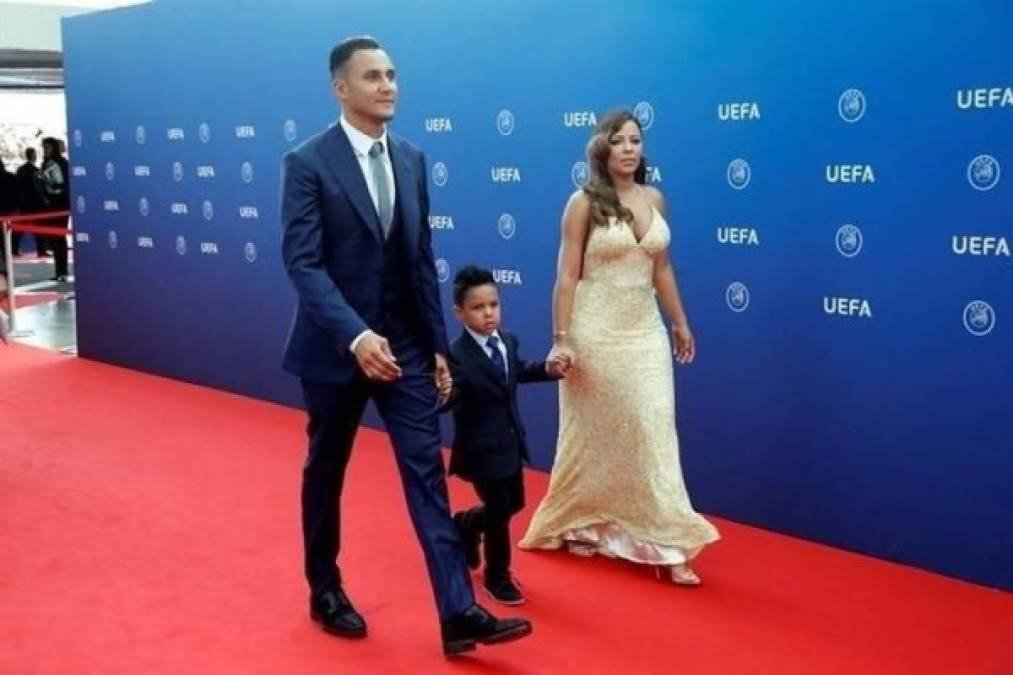 Andrea Salas lució hermosa en la Gala de la UEFA y desde Costa Rica confirman que la costarricense está embaraza de nuevo del portero Keylor Navas.