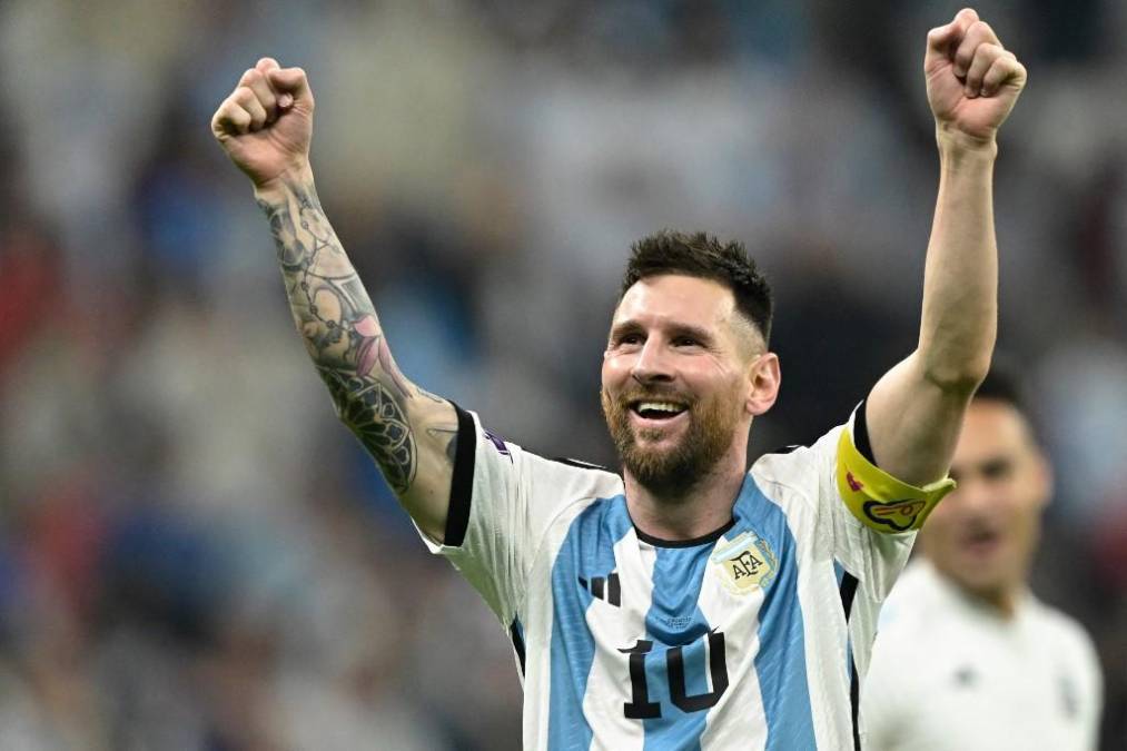 Messi se mostró emocionado luego de clasificar a una nueva final en una Copa del Mundo.