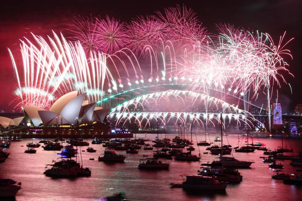 El espectacular recibimiento al Año Nuevo 2023 en Australia (FOTOS)