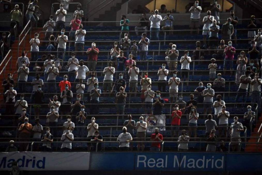 El remodelado estadio Bernabéu volvió a abrir sus puertas 560 días después y la afición también regresó para apoyar al Real Madrid.