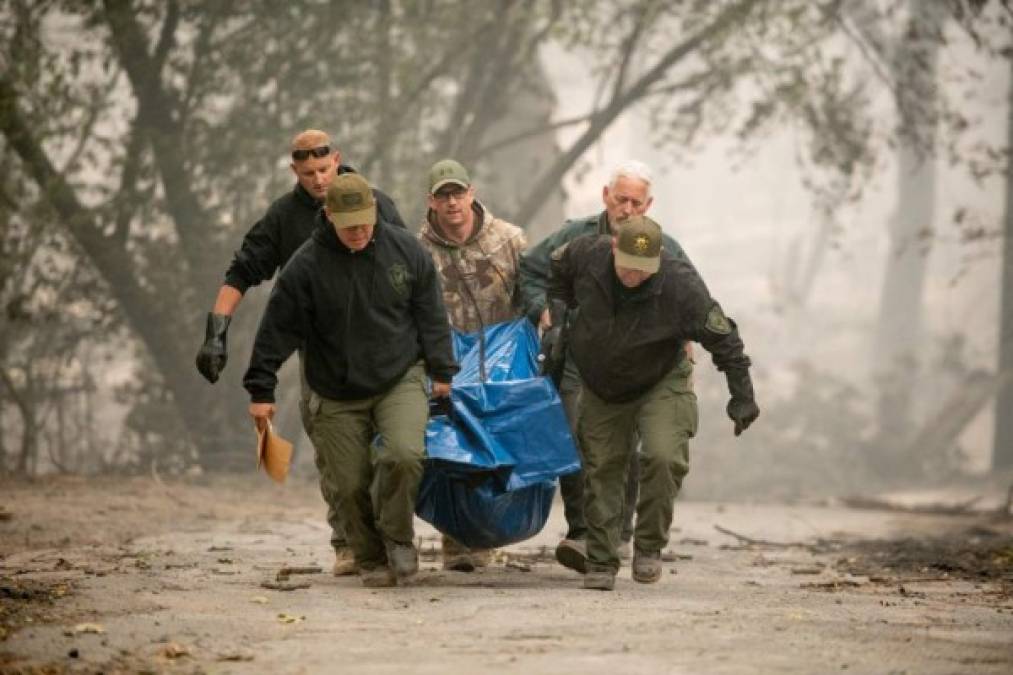 De los muertos, 19 fueron hallados en Paradise y los otros cuatro en la vecina Concow, ambas ubicadas en el condado de Butte.