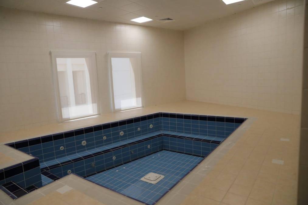 El búnker de Argentina en Qatar contará con una sala de musculación con áreas de sauna y jacuzzi