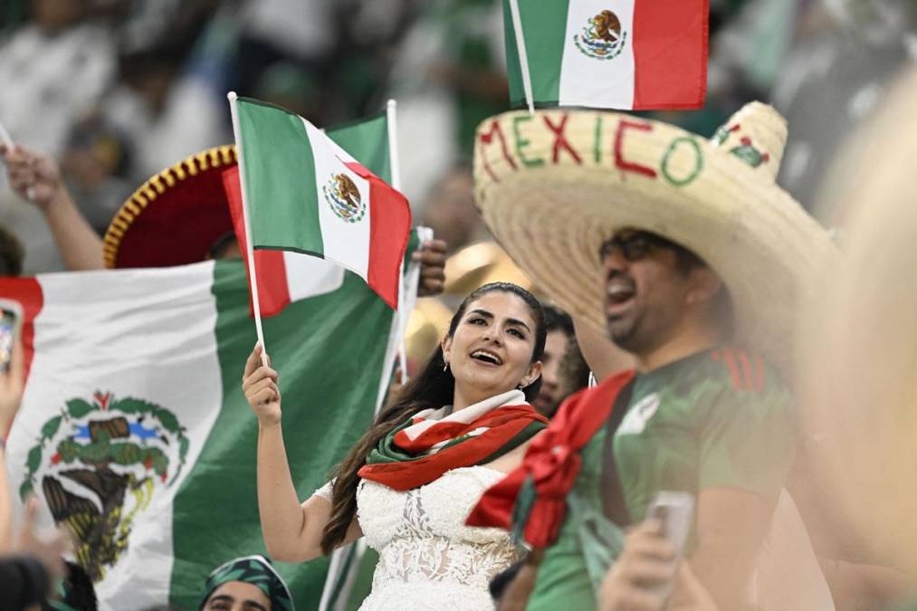 La belleza mexicana también se hizo presente en el estadio Lusail de Doha.