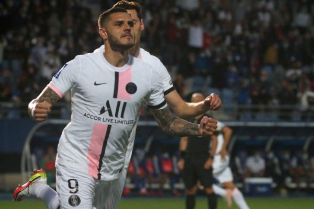 Mauro Icardi: El delantero argentino estaría siendo vendido por el PSG. Foto AFP.