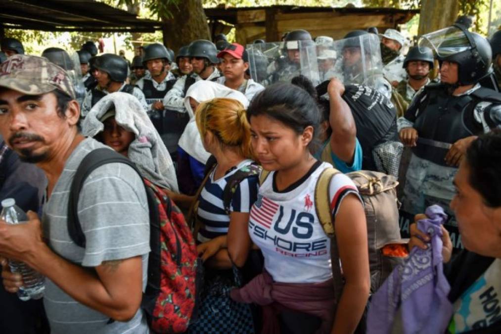 Varios migrantes accedieron a retornar de forma voluntaria a Guatemala.