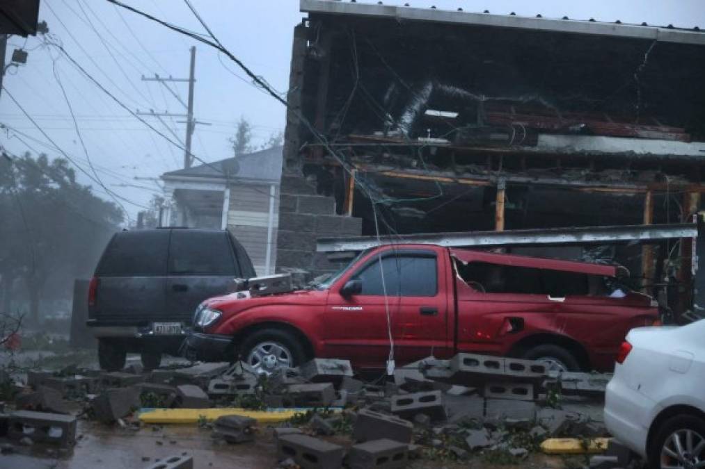 Primeras imágenes de la devastación en Luisiana por el potente huracán Ida