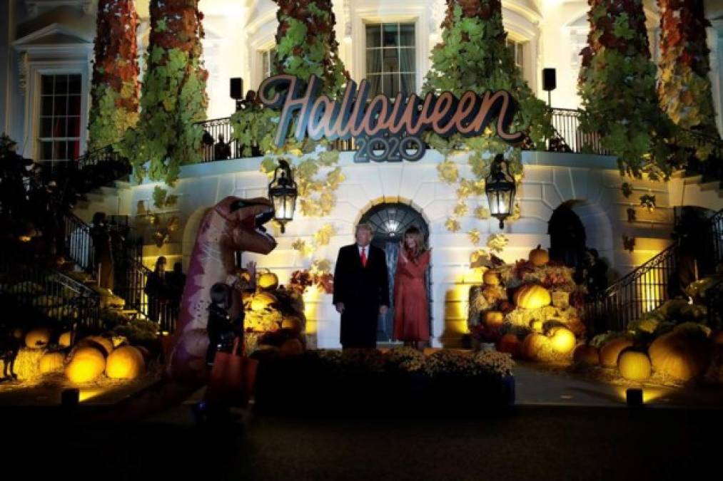 Trump y Melania celebran Halloween en la Casa Blanca pese a pandemia