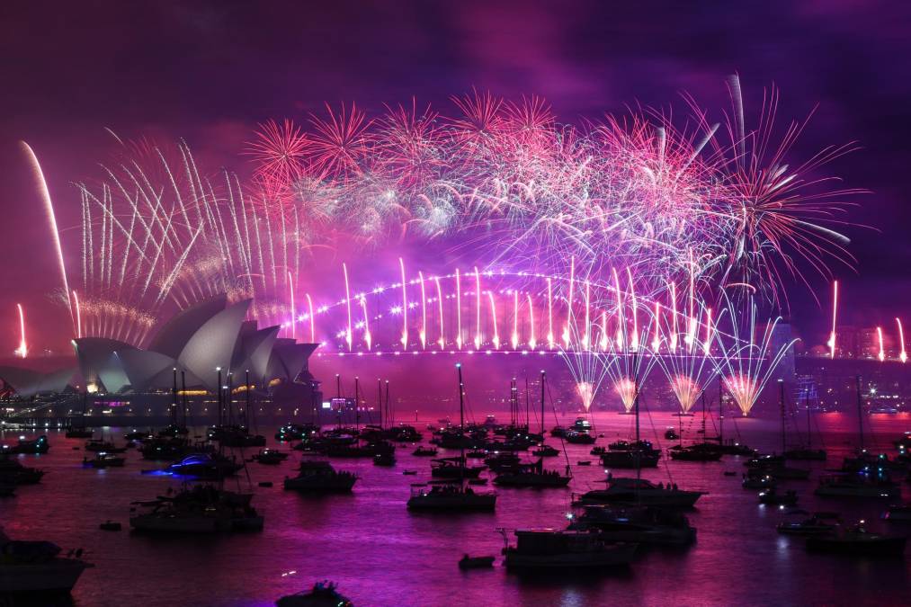 El espectacular recibimiento al Año Nuevo 2023 en Australia (FOTOS)