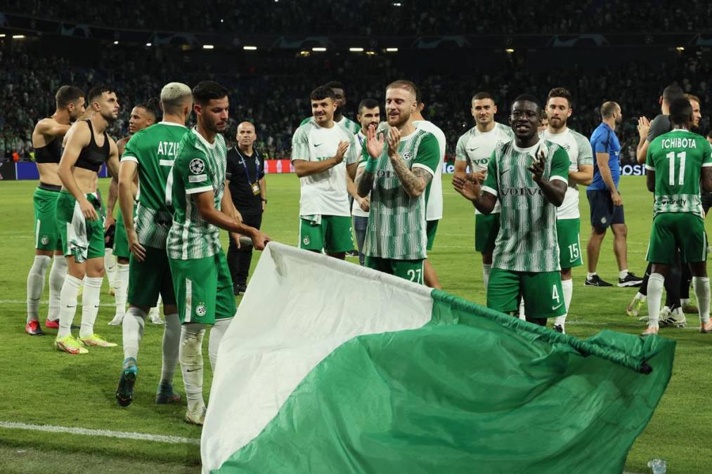 El Maccabi Haifa logró su primera victoria en 20 años en la UEFA Champions League tras vencer a la Juventus y así celebraron los jugadores.