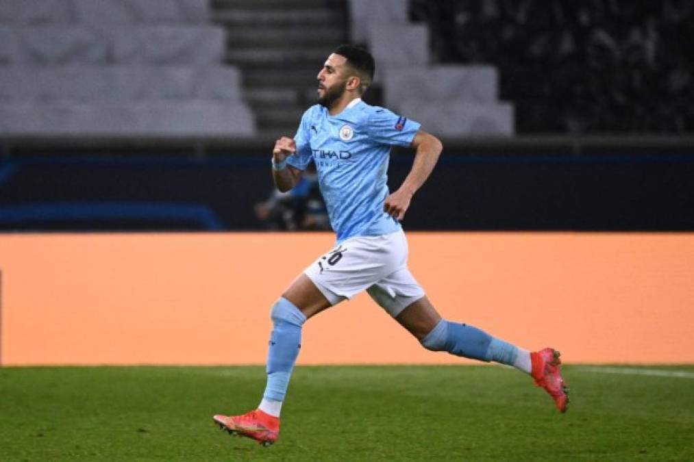 Ryhad Mahrez: El argelino del Manchester City se ubica en la séptima posición del top. Foto AFP.