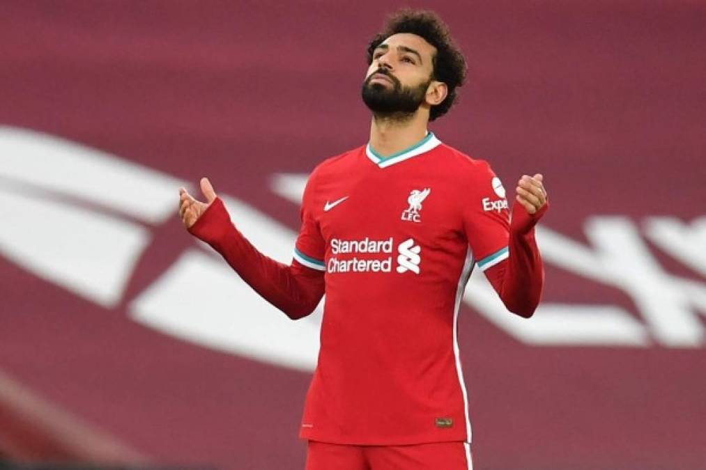 Mohamed Salah: Según afirma 'Bild', el Chelsea se ha fijado en el delantero egipcio que milita en el Liverpool. Además, suena para recalar en el París Saint Germain en la próxima campaña. Foto AFP.