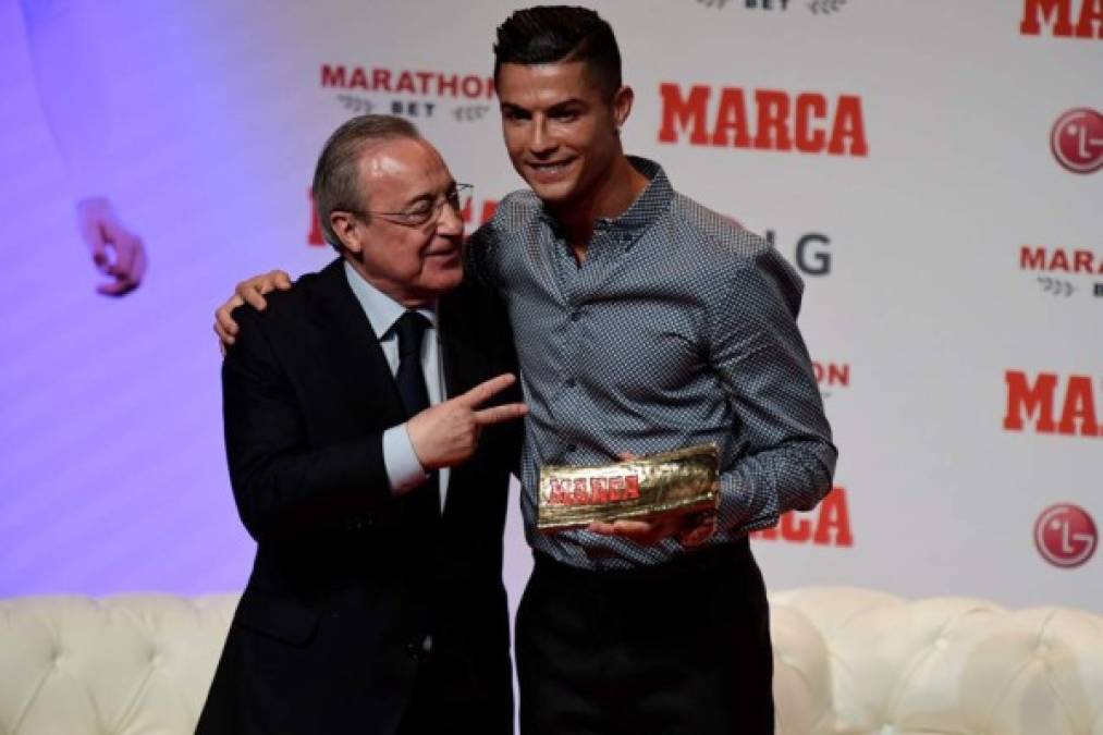 Ronaldo agregó su nombre a la lista repleta de estrellas que han ganado el prestigioso premio, entre estos: Muhammed Ali, Usain Bolt, Michael Jordan, Pelé, Diego Maradona y Lionel Messi .