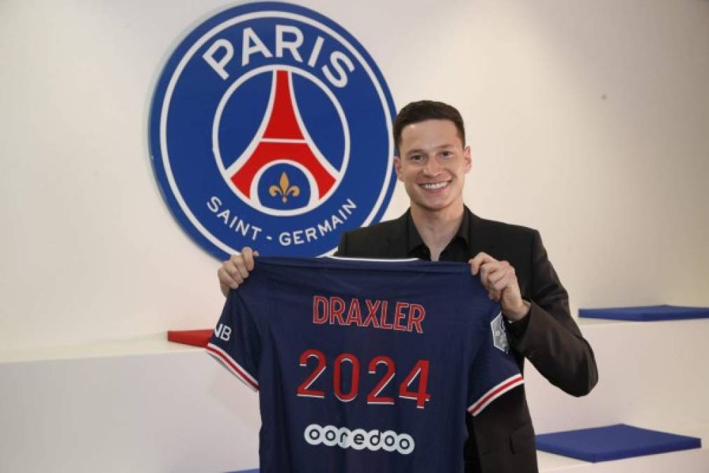 El centrocampista alemán Julian Draxler prolongó su contrato con el Paris Saint-Germain por tres temporadas, estará con el cuadro galo hasta el 2024. Foto Facebook PSG.