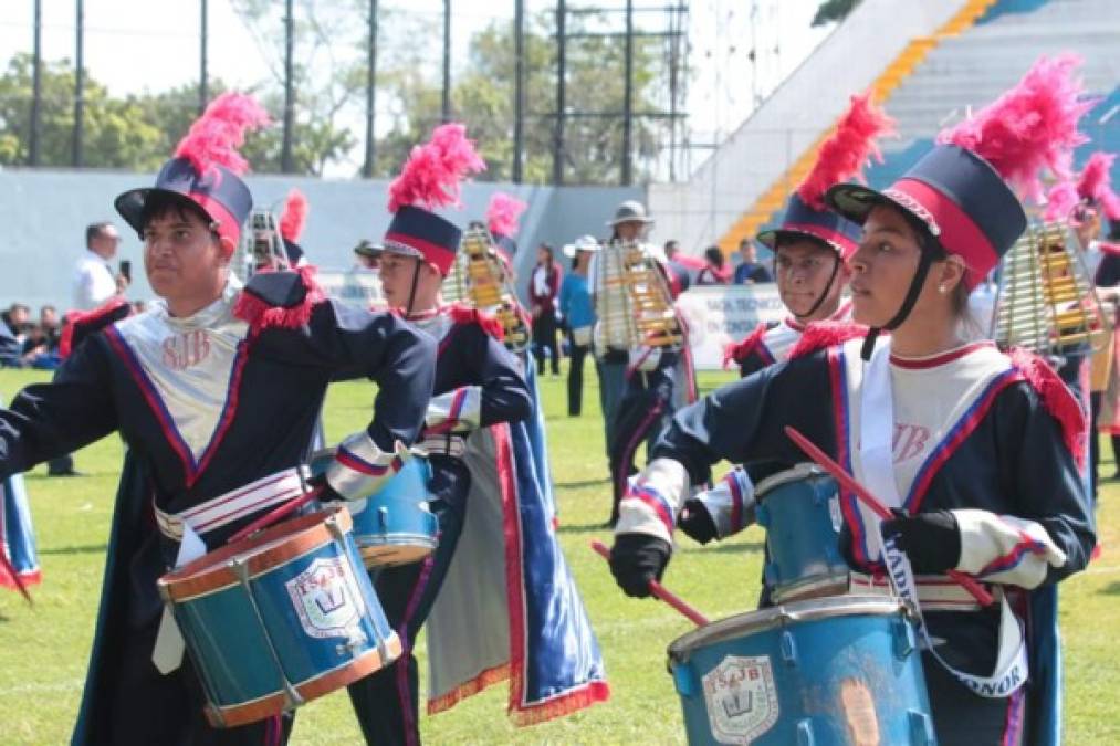 La banda del Instituto San Juan Bosco.