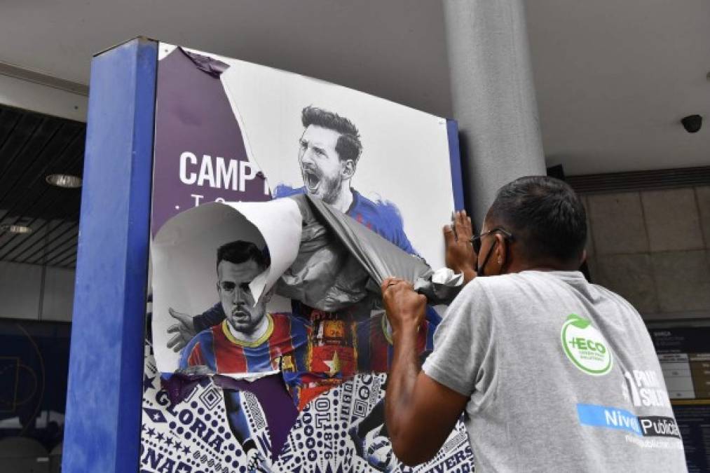 Messi ha sido la imagen del club durante al menos los últimos 12 años. Fotografía: AFP