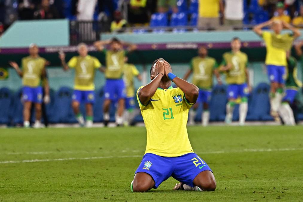 Esta fue la reacción de Rodrygo al finalizar el partido.