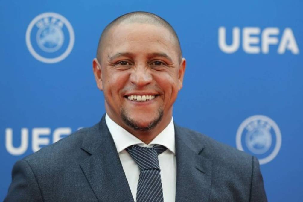 El brasileño Roberto Carlos, actual director de relaciones institucionales del Real Madrid, en la Gala de la UEFA. Foto AFP