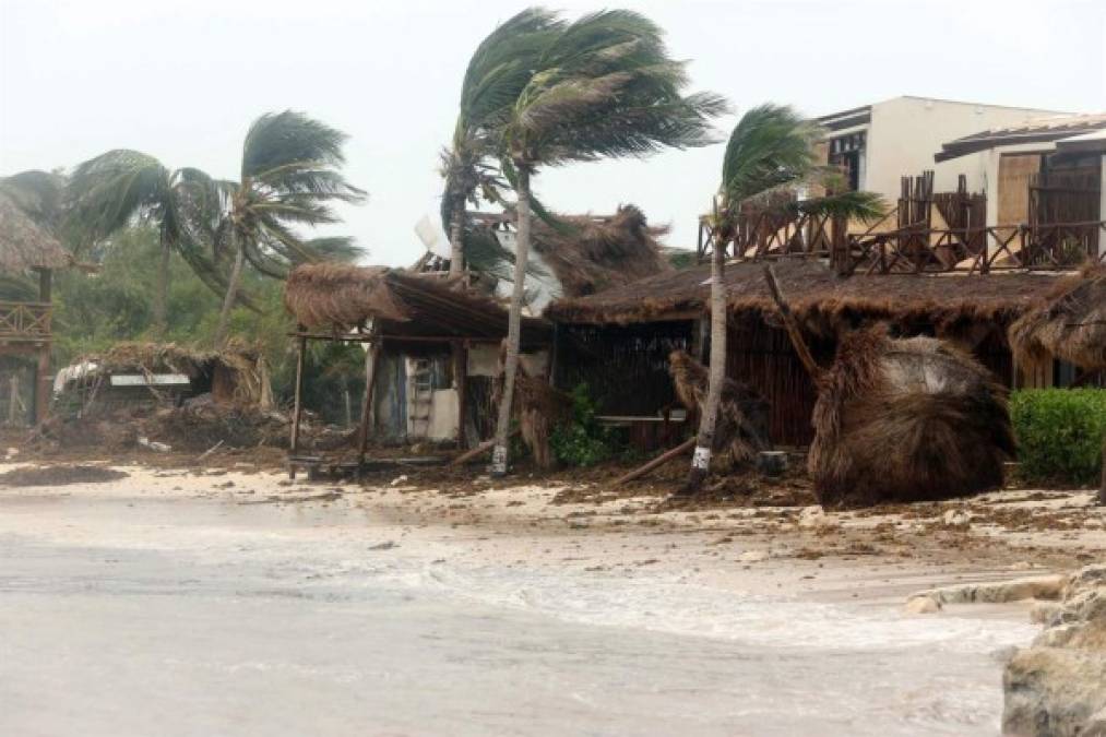 Por el momento, se reportan inundaciones en algunos municipios y caída de árboles en el suroriental estado mexicano.