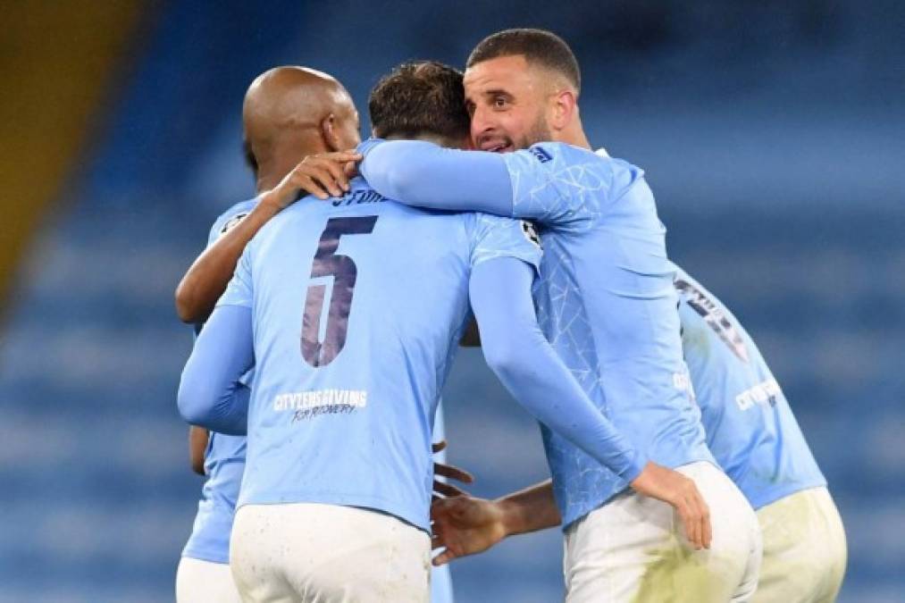 El equipo de Guardiola, que vuelve a una final de la máxima competición europea de clubes tras las dos que ganó con el Barcelona (2009 y 2011), buscará su primera corona continental el 29 de mayo en Estambul. Foto AFP.