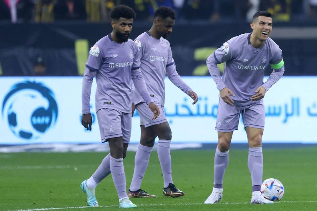 La reacción de Cristiano Ronaldo tras el segundo gol del Al-Ittihad.