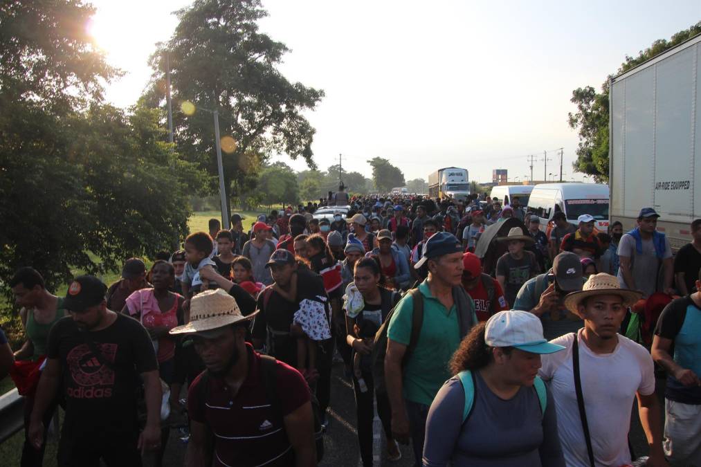 La región vive una ola migratoria sin precedentes desde comienzos de año, con un flujo histórico de 147.000 indocumentados detectados en México de enero a agosto, el triple de 2020. 