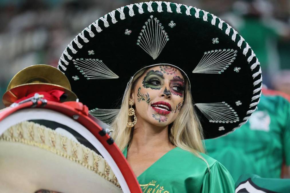 La belleza mexicana también se hizo presente en el estadio Lusail de Doha.
