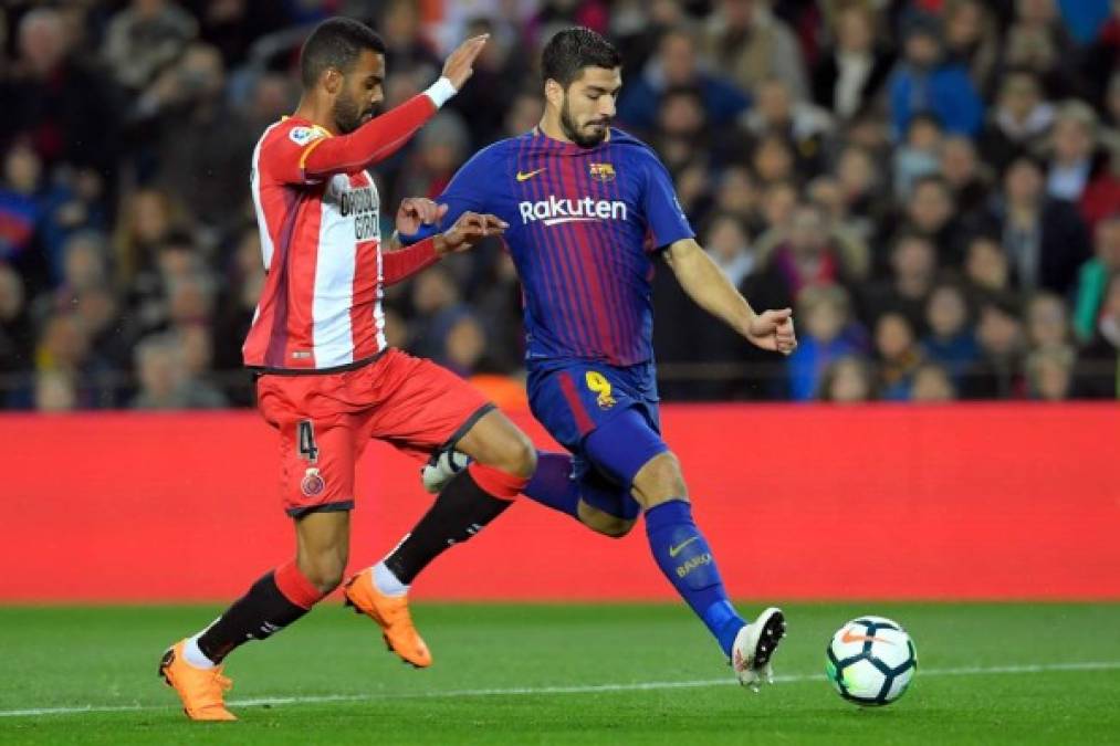 Luis Suárez empató el partido con este zurdazo.