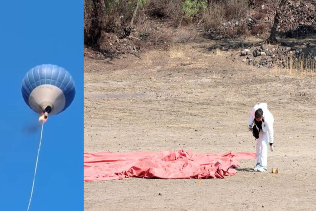 Horror en globo aerostático: testigos presenciaron cómo una una joven saltó al vacío