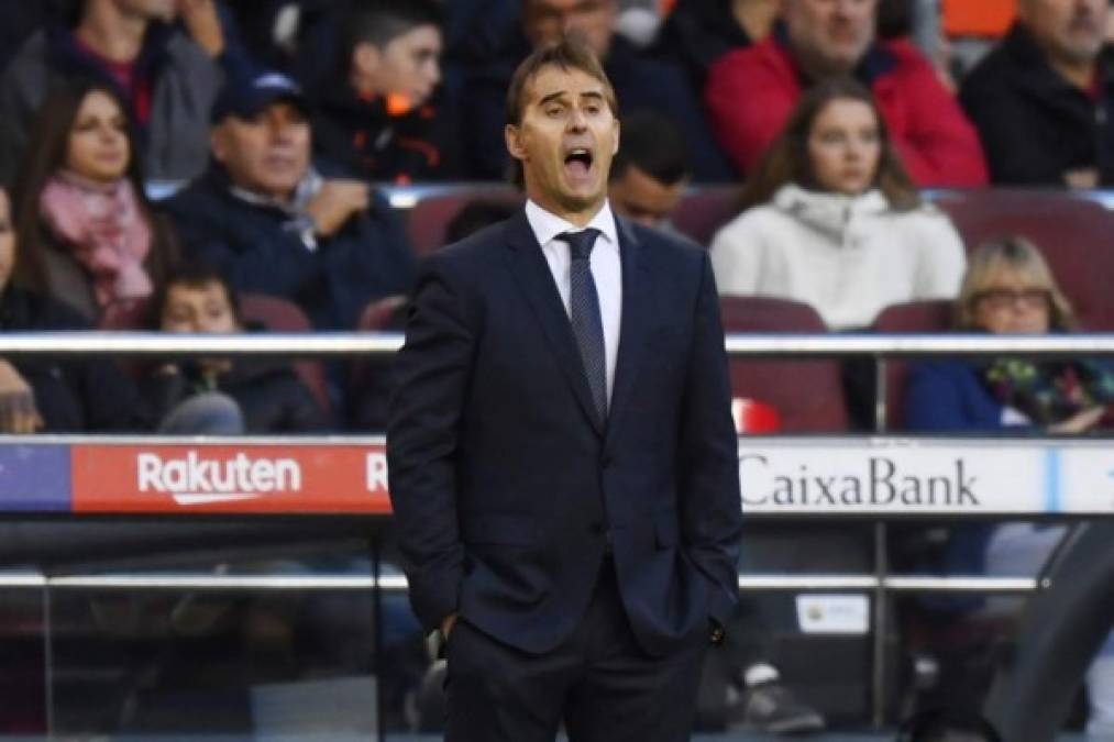 Julen Lopetegui ya es historia en Real Madrid ya que fue separado del banquillo del club madridista.