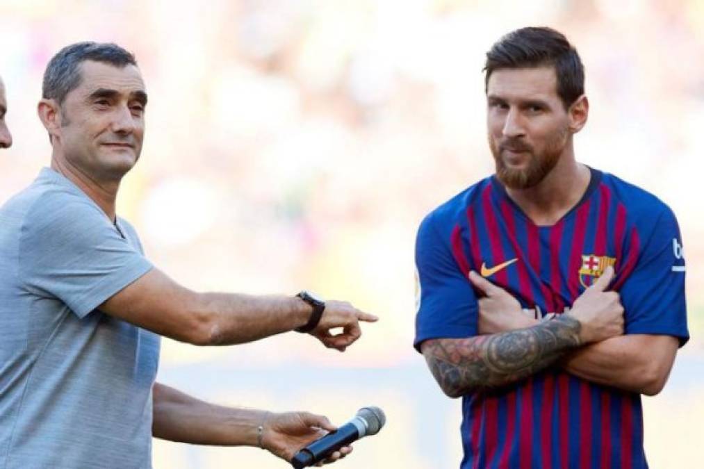 El despido de Enesto Valverde: El entrenador tenía muy buena relación con la plantilla y evidentemente con Leo Messi. La salida del estratega enfadó al crack argentino.