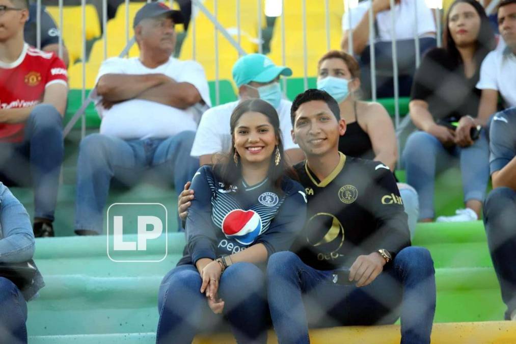 Motagua contó con el apoyo de muchos aficionados en el estadio Carlos Miranda de Comayagua.