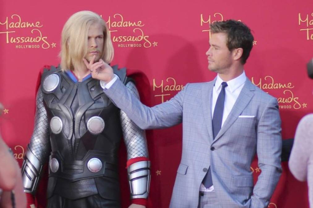 Chris Hemsworth ganó 20 libras de musculo para encanar a Thor.
