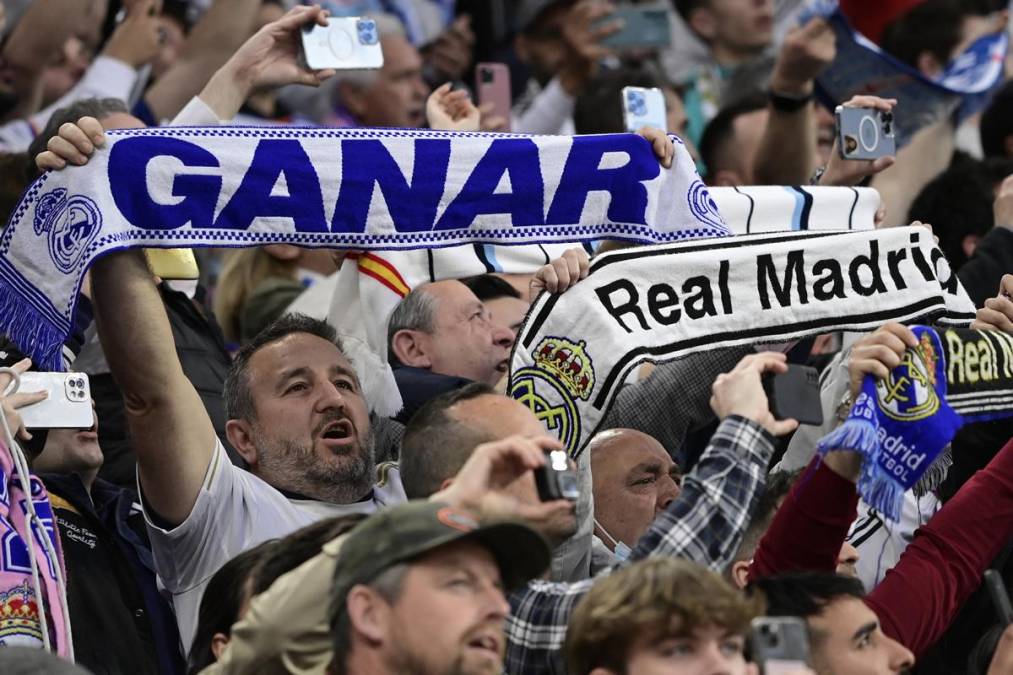 La afición del Real Madrid vivió una gran fiesta en el Bernabéu.