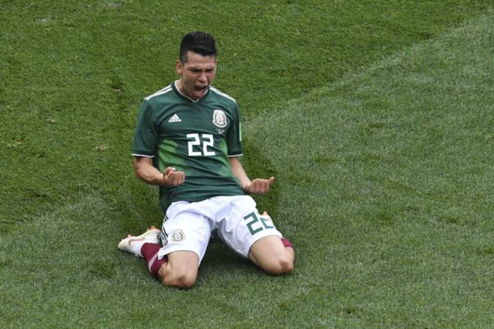 El 'Chucky' Lozano hizo historia con México ante Alemania. Foto AFP