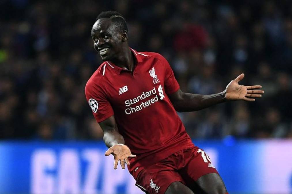 Sadio Mané abrió el marcador para el Liverpool contra el Porto.