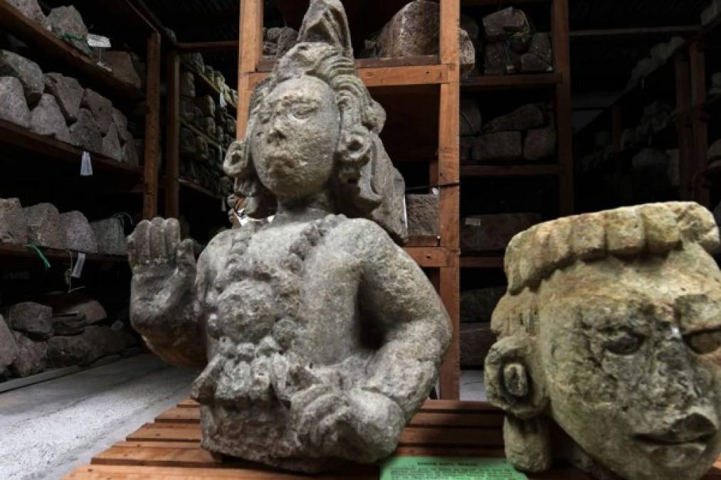 Restos del primer rey de Copán, bajo la lupa entre 35,000 piezas de arqueología en Honduras