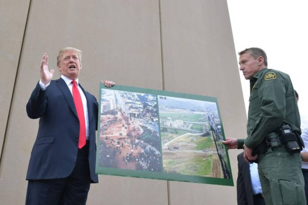 El muro se extenderá por los 3144 kilómetros que recorren la frontera entre México y EEUU desde la localidad texana de Brownsville hasta San Diego, California, en el Océano Pacífico.